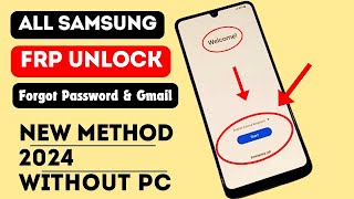 Samsung FRP Bypass 2024 || A32/A30/A12/A10/A20/A50/A03/A02 || All Samsung FRP Remove Latest Security