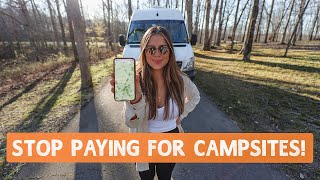 STOP PAYING FOR CAMPSITES!