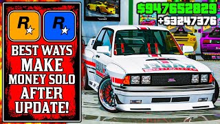 It's Insanely EASY.. The BEST WAYS To Make Money SOLO After UPDATE in GTA Online! (GTA5 Fast Money)