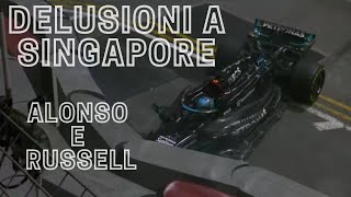 Alonso e Russell: i delusi da Singapore