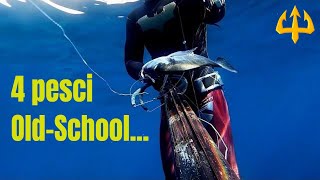 Pesca sub   :    🔱4 pesci Old-School. (Spearfishing Sardegna)