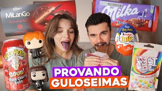 PROVANDO doces DIFERENTOES da MAIOR LOJA DE SP! Refrigente azedo, Batata pringles de chocolate e +