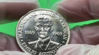 Philippine 1Peso Centenial Birth of Emilio Aguinaldo !