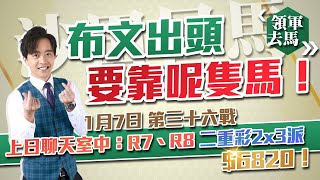 🔥【賽馬貼士】領軍去馬🏇｜7-1-2024 田草日馬🌈｜布文出頭要靠呢隻馬！‼️｜賽馬 賽馬分析 馬經 堅料 真飛✌️｜我俾膽你 唔慌去馬💰｜股評人兼賽馬KOL譚朗蔚😎