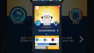 Unlock and Upgrade New Epic Costume Ghost Minion Rush #minionrush #DeEpic #ytshorts #shorts #ghost