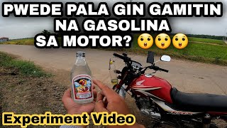 Ginebra Bilog Nilagay ko na gasulina sa motor | Ginleaded Experiment video | TMX Supremo