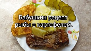 Бабушкин рецепт рыбы с картофелем.🐟