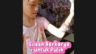 💜Eileen Membuat Gelang Kertas 💞 Berkarya untuk Pulih dari Luka Kaki & Psikis Setelah Kecelakaan 🥳🙏