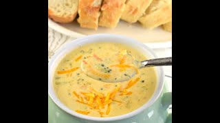 Instant Pot Broccoli Cheddar Soup