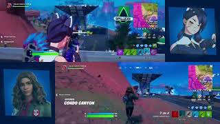 Playing Fortnite Splitscreen With My Sister (I'm On Top)