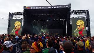 Elton John Benny & The Jets at Circuit of the Americas  F1 weekend