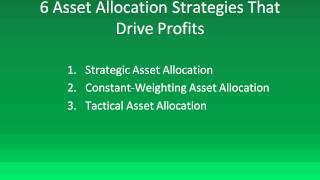 Six Asset Allocation Strategies That Drive Profits