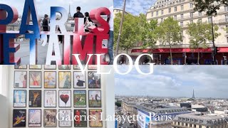 【Paris joli Vlog  Galeries Lafayette Hausssmann 】#galerieslafayette #paris #opera