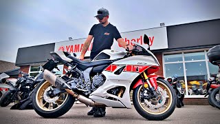 2023 Yamaha R7 60th Anniversary | Akrapovic Exhaust | First Ride