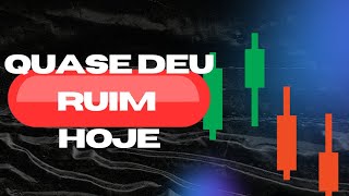 Quase levei fumo no ultimo dia do mês operando Abertura de mercado no dólar