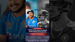 Prithvi Shaw is back in 3rd T20 IND vs NZ #shorts #viral #cricket