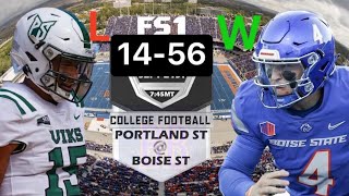 Boise State vs Portland State Game Review & Reaction Video! Highest Attended Home Opener All Time!