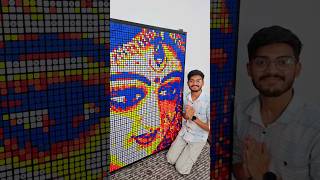 Meri MAA 🙏❤️ Jai Mata Di #shorts #rubikscube #rubikscubechallenge #kingofcubers