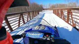 Trail Riding Wausau Wisconsin - 2000 Yamaha SXR 700