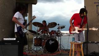 Lightning strikes The Natural Delights in Ocean City NJ, featuring Matt Seng on drums 🥁