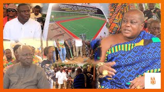 Nana Ahenkro Sei (Ahenkrohene) & MP For Afigya Kwabre North Cuts Sword For The New Astroturf………