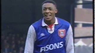 Ipswich Town 2 Arsenal 4, FA Cup Quarter-Final 6 March 1993