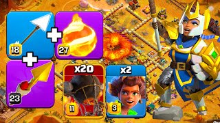 Unstoppable RC Trick: TH16 Warden Fireball Rocket Balloon Legend League Attacks!