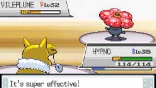 Pokemon Soul Silver Second Battle vs Rocket Executive Staff Athena