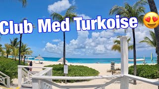 🇹🇨CLUB MED TURKS and CAICOS Walkthrough and BEACH 🏖 😍