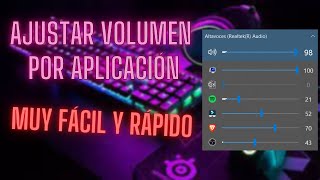 ✅ Como AJUSTAR el VOLUMEN por APLICACIÓN - MUY FÁCIL Y RÁPIDO