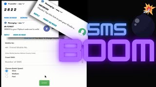 how to sms bomb someone