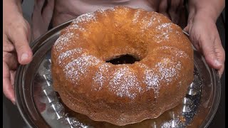 CIAMBELLA ALL'ARANCIA  PROFUMATA E SOFFICE - ricetta della nonna