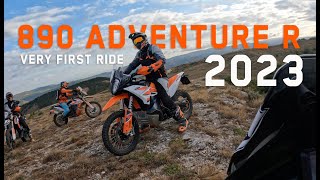 2023 New KTM 890 Adventure R very first ride