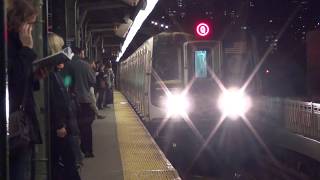 MTA Subways - Alstom R160A-2 #8687 on the (Q) at Queensboro Plaza (2016 Video)