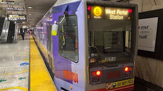 San Francisco MUNI 2001 Breda LRV3 1511 on route S Shuttle