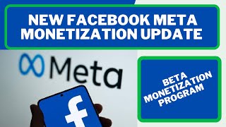 New Meta Monetization Update || Beta Monetization Program for all Content Creators