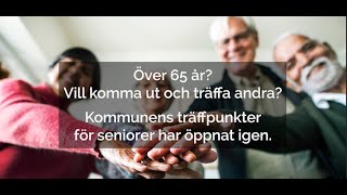 Träffpunkter för dig över 65 år