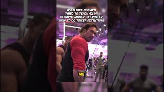 Mike O’Hearn & Jay Cutler Fight Mid-Set!!! 😳🤯 #gym #workout #shorts