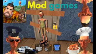 Angry Neighbor mod apk. Mod menu by ciber haker VS angry neighbor simulartor mod menu...NEXT