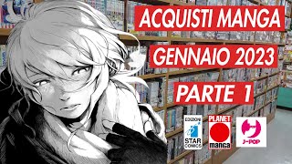 ACQUISTI MANGA *INCREDIBILI* - GENNAIO 2023 | PARTE 1