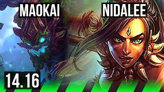 MAOKAI vs NIDALEE (JGL) | 2/1/8 | NA Challenger | 14.16