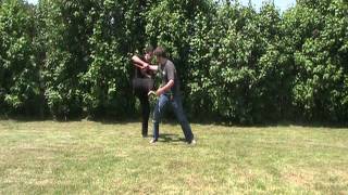 Front Lunge Knife Attack Self Defense