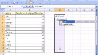 17 Excel Magic Trick #17  Randomly Generate Whole Numbers