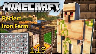 How to make easy iron farm #minecraft pocket edition1.19@Smith