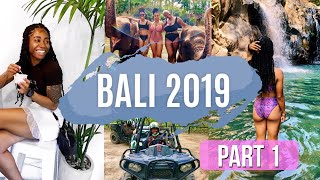 BALI VLOG PART 1🌺✈| BATHING ELEPHANTS, WATERFALLS TOUR, & MORE