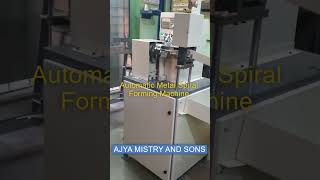 Machine for Spiral binding wire forming