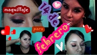 MAQUILLAJE PARA 14 DE FEBRERO/CAT EYES #1