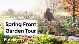 Early Spring POLLINATOR, HERB, SHRUBBERY & SHADE GARDEN Tour — Ep. 249