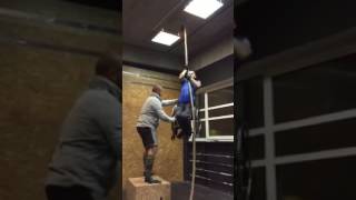 Wheelchair CrossFit FAR rope climb