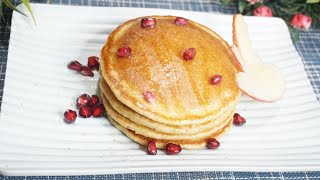 Bina Maida Aur Sugar k Banaye Tasty Pancake|Apple-Oats Pancake|Kids Lunch Box Recipe|Pancake Recipe